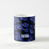 Mug Motif floral aux asters bleus (Centre)