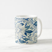 Mug Motif Floral bleu Antique Design asiatique (Devant droit)