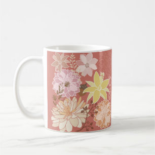 Mug Motif floral bohème rustique