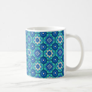 Mug Motif floral chic boho dynamique