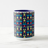 Mug Motif floral coloré (Centre)