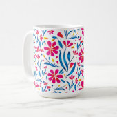 Mug Motif floral d'aquarelle (Devant gauche)