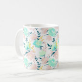 Mug Motif floral d'aquarelle (Devant gauche)
