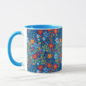 Mug Motif floral de broderie (Gauche)