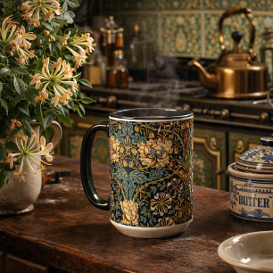 Mug Motif floral de chèvrefeuille de William Morris