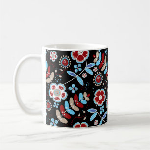 Mug Motif floral de gens audacieux