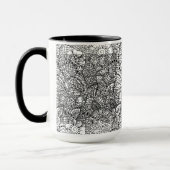 Mug Motif floral de griffonnage (Gauche)