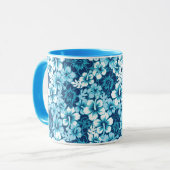 Mug Motif floral de ketmie de surf (Devant gauche)