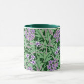 Mug Motif floral de lilas et vert (Centre)