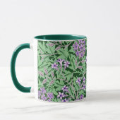 Mug Motif floral de lilas et vert (Gauche)