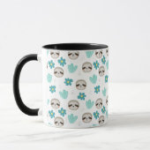 Mug Motif floral de paresse douce (Gauche)