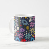 Mug Motif floral de style vintage (Devant gauche)