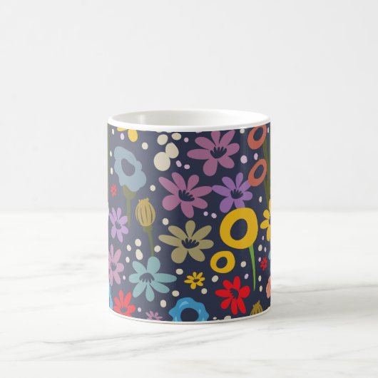 Mug Motif floral de style vintage (Centre)