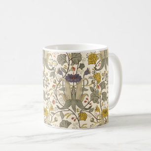 Mug Motif floral de style William Morris sans couture