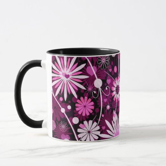 Mug Motif floral de Valentine (Gauche)