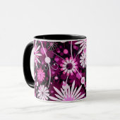 Mug Motif floral de Valentine (Devant gauche)