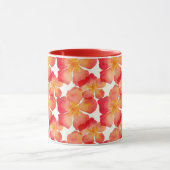 Mug Motif floral d'oléandre orange (Centre)