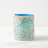 Mug Motif Floral Doodle Multicolor (Centre)