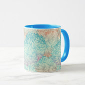 Mug Motif Floral Doodle Multicolor (Devant droit)