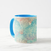 Mug Motif Floral Doodle Multicolor (Devant gauche)