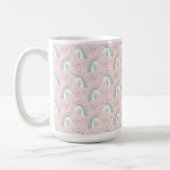 Mug Motif floral doux de licorne (Gauche)