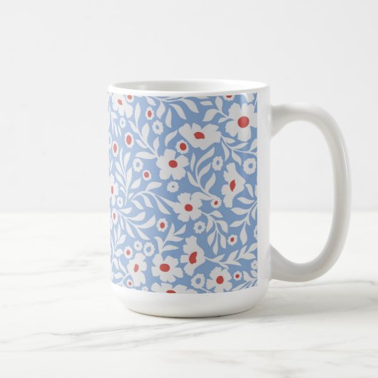 Mug Motif floral du bois (Droite)