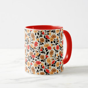 Mug Motif floral Endleaves of Art