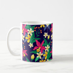 Mug Motif floral exotique coloré-23021