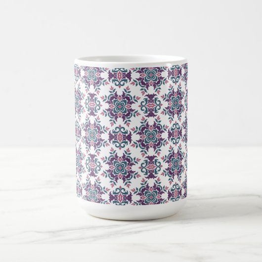 Mug Motif floral Ikat coloré (Centre)