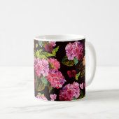 Mug Motif floral incomparable. Hydrangée sur une sur u (Devant droit)