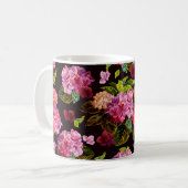 Mug Motif floral incomparable. Hydrangée sur une sur u (Devant gauche)