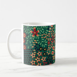 Mug Motif floral japonais vintage