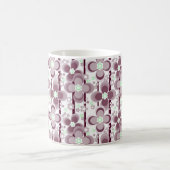 Mug motif floral marron et blanc (Centre)
