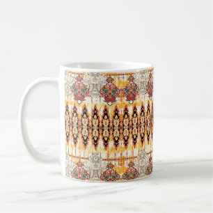 Mug Motif floral mughien ethnique incomparable