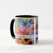 Mug Motif floral multicolore (Devant gauche)