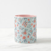 Mug Motif floral Prairie de corail (Centre)