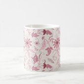 Mug Motif floral rose (Centre)
