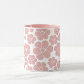 Mug Motif floral - Rose et Blanc (Centre)