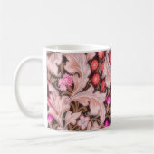 Mug Motif floral rose Leicester avec Monogramme (Gauche)