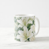 Mug motif floral roses (Devant droit)