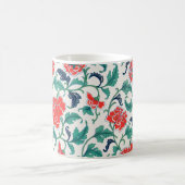 Mug Motif floral rouge et vert (Centre)