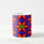 Mug Motif Floral Rouge mou (Centre)