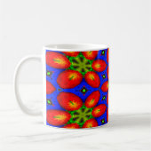 Mug Motif Floral Rouge mou (Gauche)
