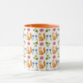 Mug Motif floral rusé assez en pastel (Centre)