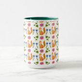 Mug Motif floral rusé assez en pastel (Centre)