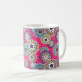 Mug Motif floral rustique coloré rétro (Devant droit)