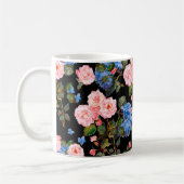 Mug Motif floral sans couture dans le style victorien. (Gauche)