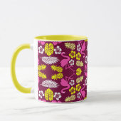 Mug Motif floral tropical fruit (Gauche)