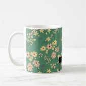 Mug Motif floral vert bohème moderne (Gauche)