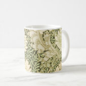 Mug Motif floral vert de William Morris (Devant droit)